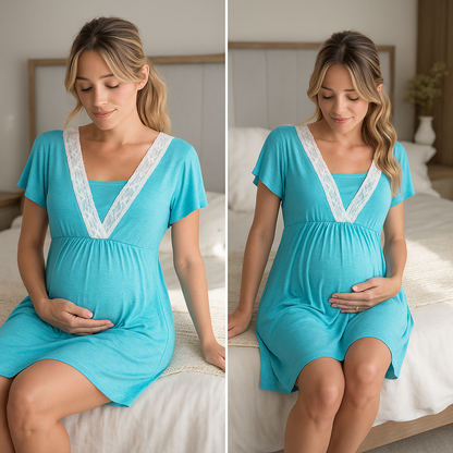 Maternity Robe Nightgown
